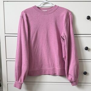 Ganni Pink Crew Neck Sweater
